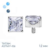 Накрутка Crystal Square 1.2 мм